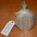WW2 -- M1935 ITALIAN 2-LITER CANTEEN WITH U.S. AIR CORPS TRENCH ART