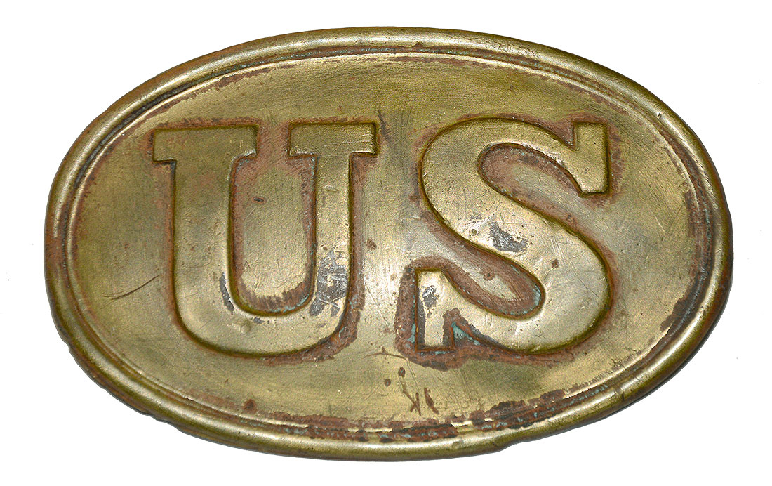 US PATTERN 1839 CARTRIDGE BOX PLATE