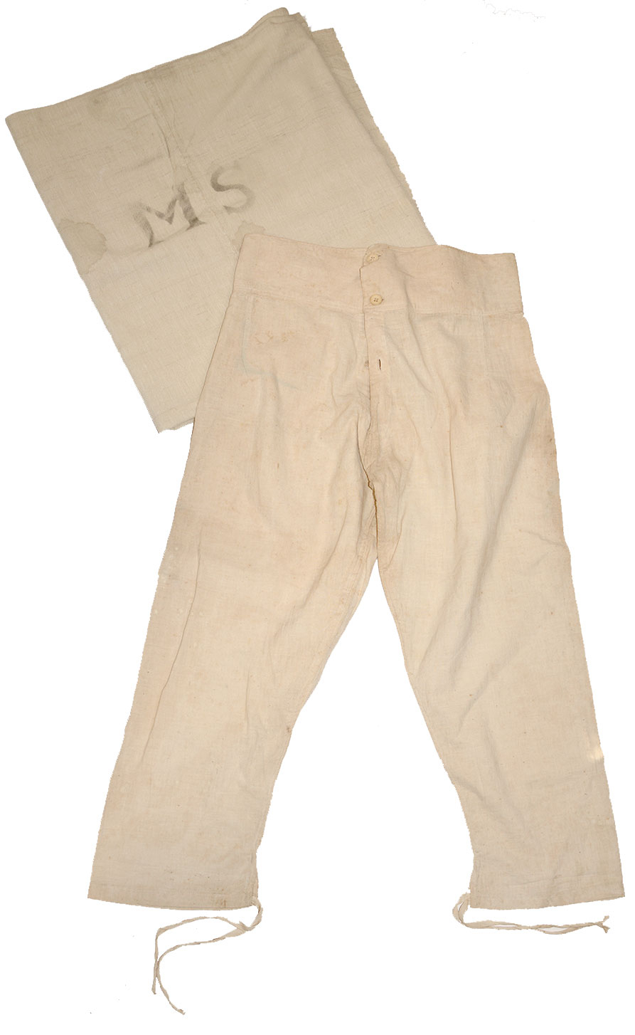 CIVIL WAR DRAWERS AND MASSACHUSETTS MARKED BLANKET OF SURGEON HENRY BRYANT 20th MASS