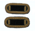 VERY SCARCE ROUND-ENDED SHOULDER STRAPS: 1st LIEUTENANT OF STAFF