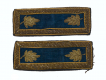 VERY STRONG EXAMPLES OF SCARCE EMBROIDERED BULLION INFANTRY MAJOR SHOULDER STRAPS 