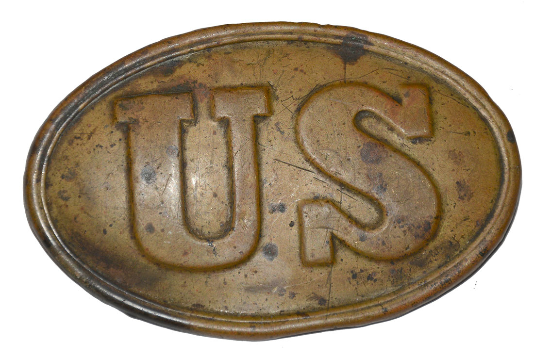 US PATTERN 1839 CARTRIDGE BOX PLATE