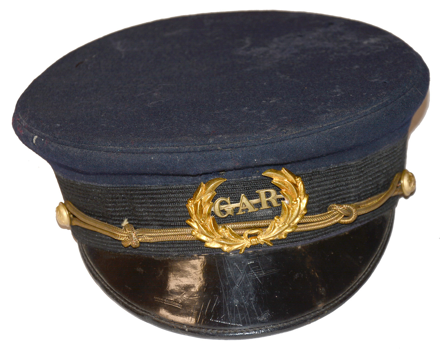 GRAND ARMY OF THE REPUBLIC WHEEL CAP – PHILADELPHIA MADE, “E.R. COFFMAN” SIGNED