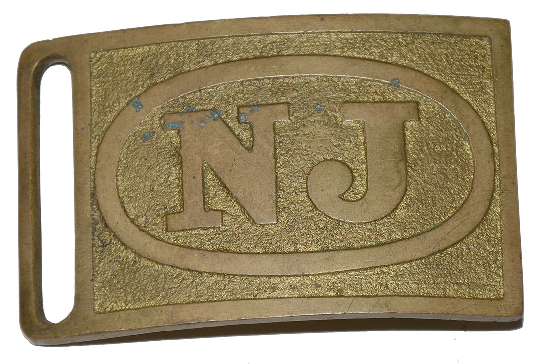 INDIAN WARS MODEL 1874 NEW JERSEY BELT PLATE