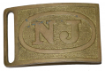 INDIAN WARS MODEL 1874 NEW JERSEY BELT PLATE