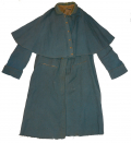 SCARCE, IDENTIFIED AND SOLDIER-MODIFIED ISSUE INFANTRY OVERCOAT: EMANUEL CAVE CO. H 69th OHIO, WIA MISSIONARY RIDGE