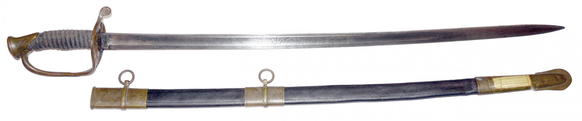 ID’D FOOT OFFICER’S SWORD – CAPTAIN/MAJOR ALVAH POTTER, 7th AND 18th NH INFANTRY/AOP ENGINEER BRIGADE