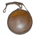 CONFEDERATE CEDAR DRUM CANTEEN IDENTIFIED TO ALABAMA SOLDIER