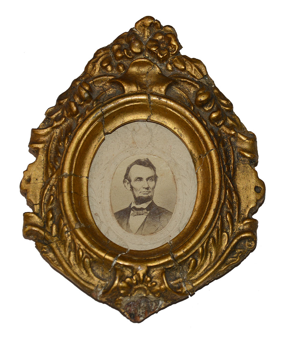 PERIOD FRAMED LINCOLN PORTRAIT