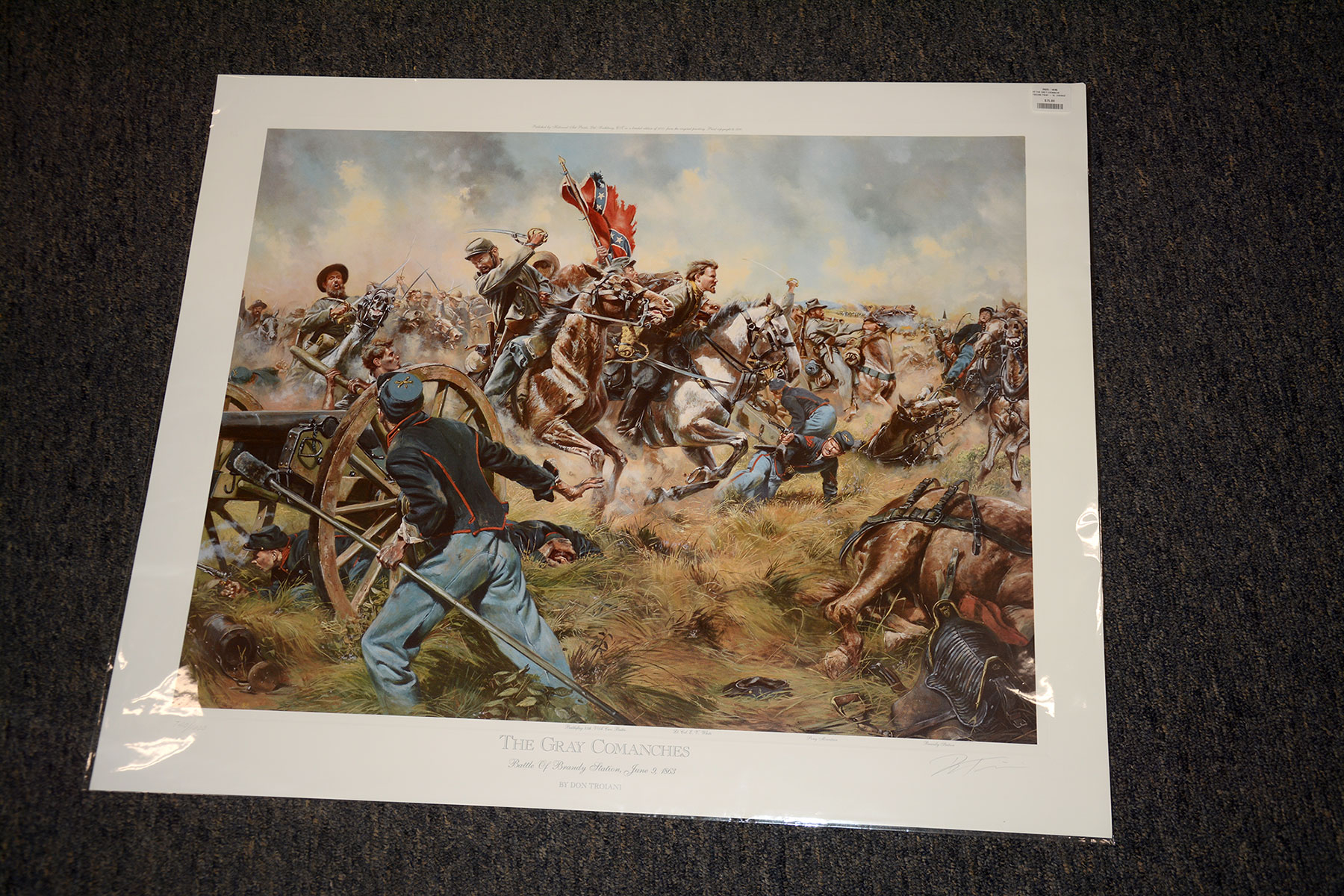 THE GRAY COMANCHES, BATTLE OF BRANDY STATION, JUNE 3, 1863 – DON TROIANI