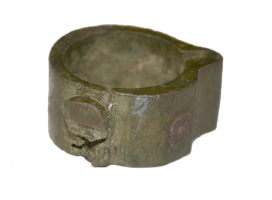 RARE CONFEDERATE BOYLE, GAMBLE AND MCFEE BAYONET ADAPTER WITH CASTING FLAW