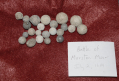 MUSKET & RIFLE BALLS FROM BATTLE OF MARSTON MOOR, ENGLAND, 1644