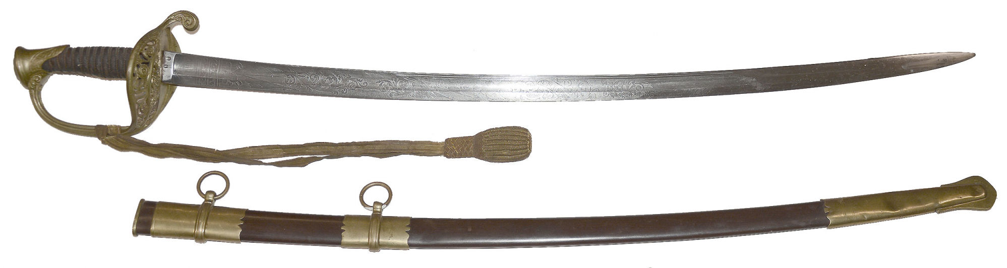 FINE MODEL 1850 US STAFF AND FIELD OFFICER'S SWORD
