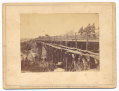 SMALL ALBUMEN PRINT OF THE RAPPAHANNOCK BRIDGE BY BRADY