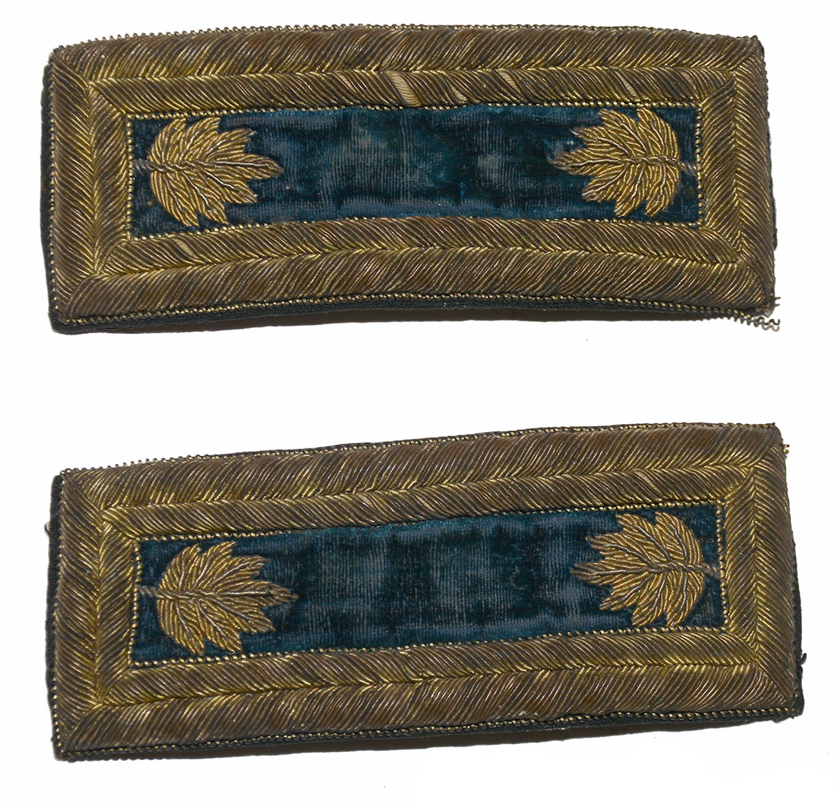 DOUBLE ROW INFANTRY MAJOR SHOULDER STRAPS