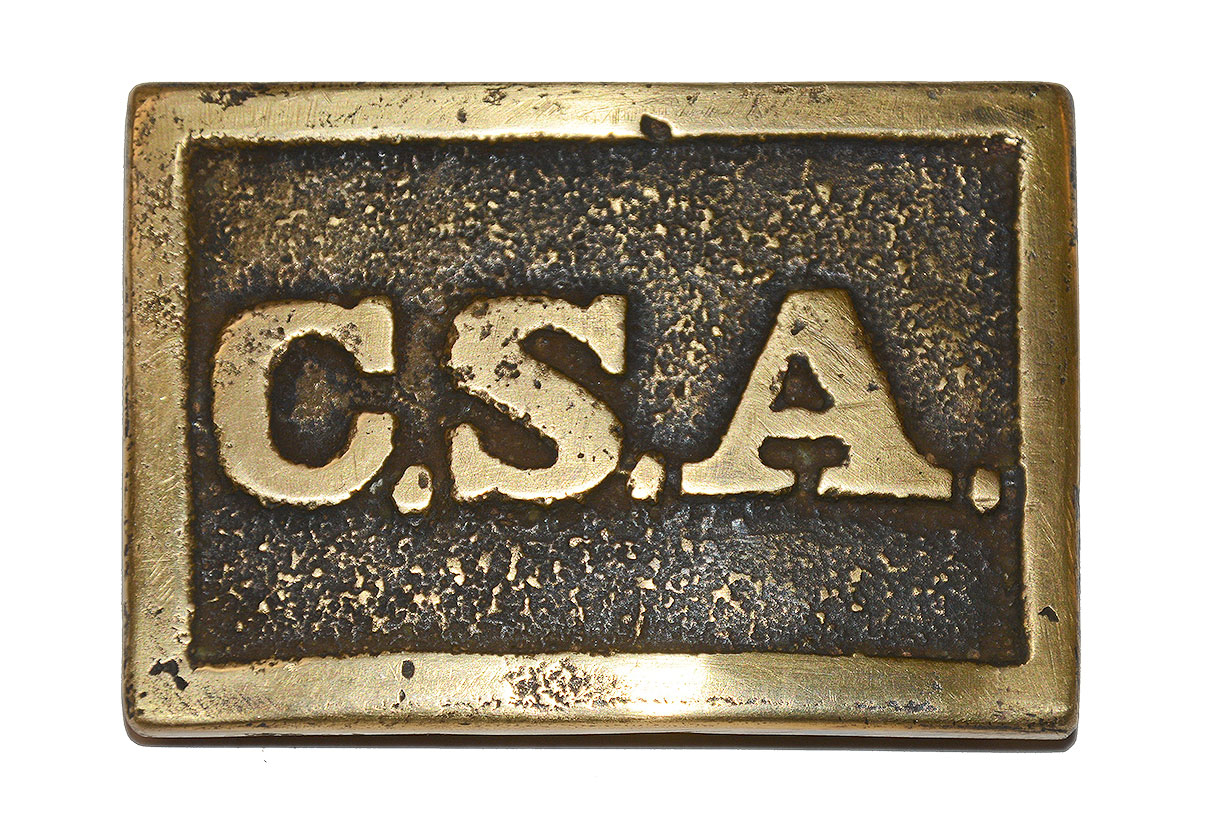 A CSA RECTANGULAR BUCKLE THAT FOOLED AN EXPERT