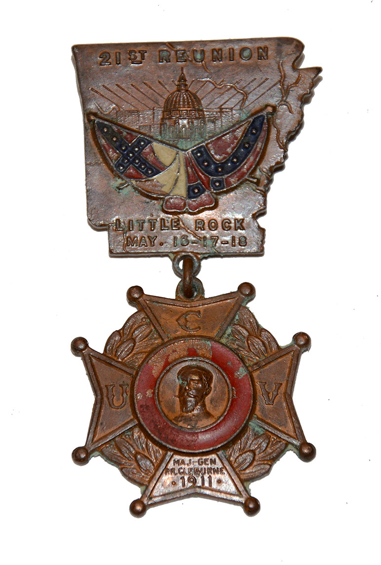 1911 UCV REUNION MEDAL: LITTLE ROCK, ARKANSAS - PATRICK CLEBURNE