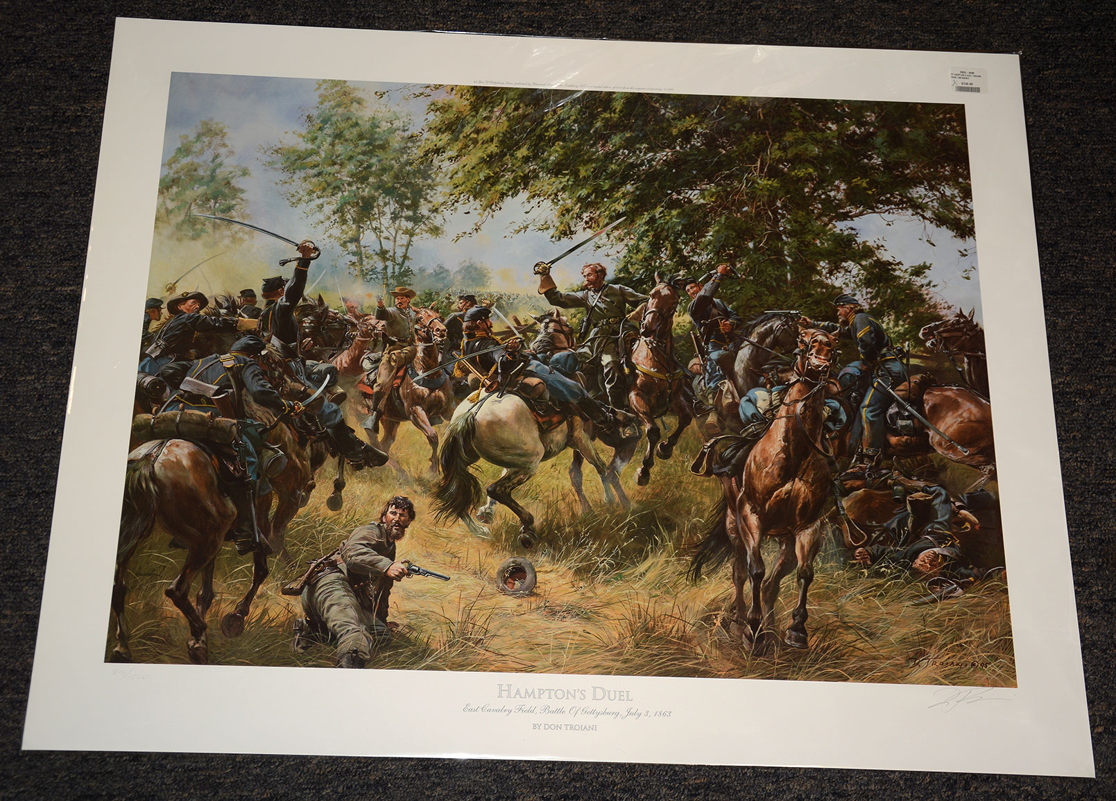 HAMPTON’S DUEL, EAST CAVALRY FIELD, BATTLE OF GETTYSBURG, JULY 3, 1863 – DON TROIANI