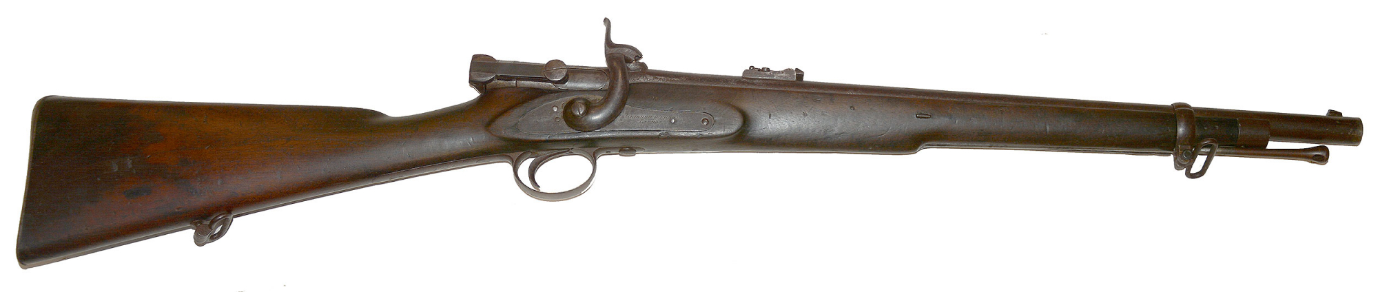 A CONFEDERATE IMPORTED AND USED CALISHER & TERRY BREECH-LOADING CARBINE
