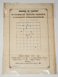 RARE 1860 TARGET SHEET FOR “HOTCHKISS RIFLED CANNON AND PATENT PROJECTILE”