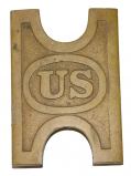 US MODEL 1886 MILLS CARTRIDGE BELT BUCKLE