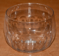 AMERICAN OR ENGLISH GLASS FINGER BOWL, CIRCA 1820-1850
