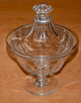 CIRCA 1840-1870 COVERED BUTTER DISH, AMERICAN OR ENGLISH