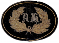 EXTREMELY SCARCE NEW HAMPHIRE OFFICER’S FALSE EMBROIDERED HAT INSIGNIA
