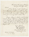 U.S MEDICAL DEPT. LETTER - SURGEON BENJAMIN ROHRER, 10TH REGIMENT PENNSYLVANIA RESERVE CORPS