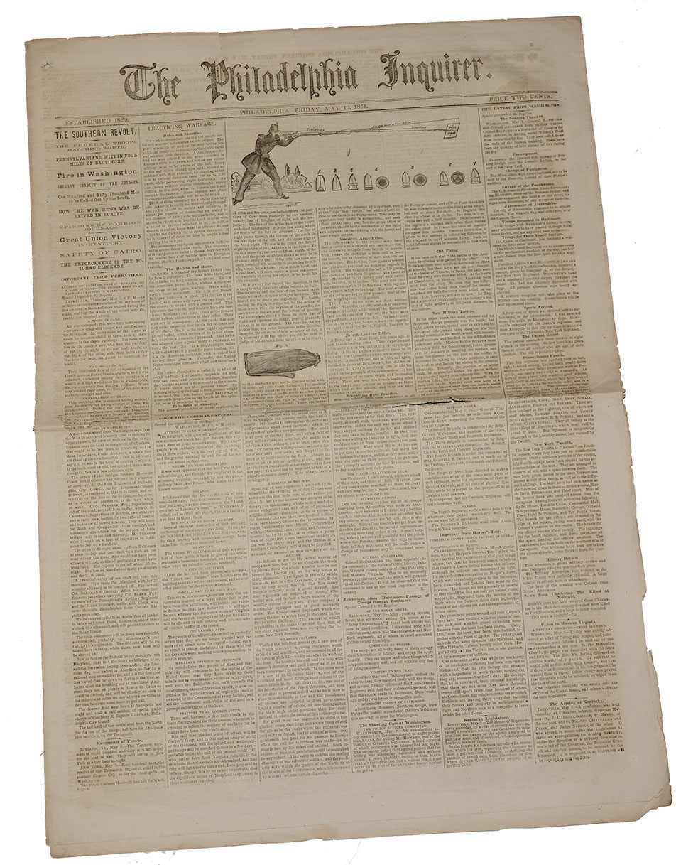 THE PHILADELPHIA INQUIRER, MAY 10, 1861