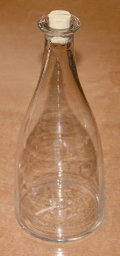 LARGE QUART TAPER DECANTER, CIRCA 1780-1820