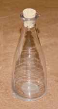 RARE ½ PINT SIZE TAPER DECANTER, CIRCA 1780-1820