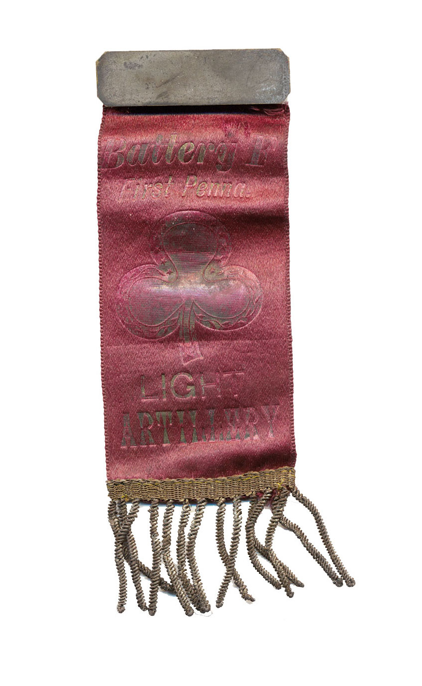 1st PA LIGHT ARTILLERY, BATTERY “F” REUNION BADGE – RICKETT’S BATTERY