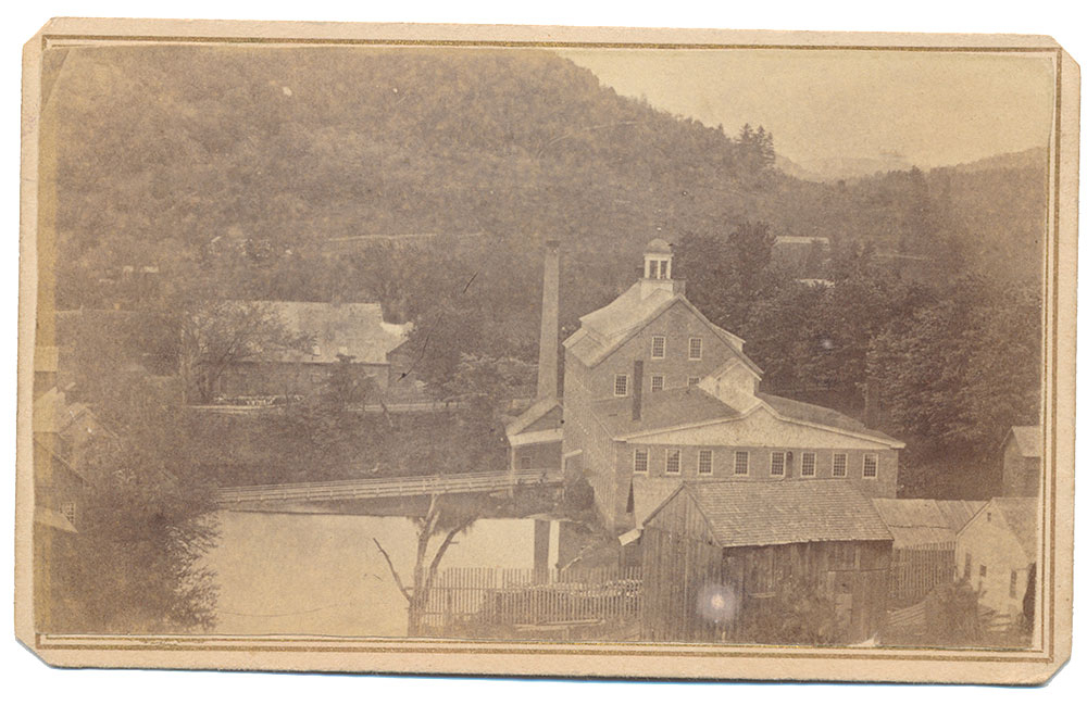 CDV VIEW OF THE ROBBINS AND LAWRENCE FACTORY- MAKERS OF THE M1841 RIFLE,  THE “WINDSOR ENFIELD,” AND OTHER ARMS