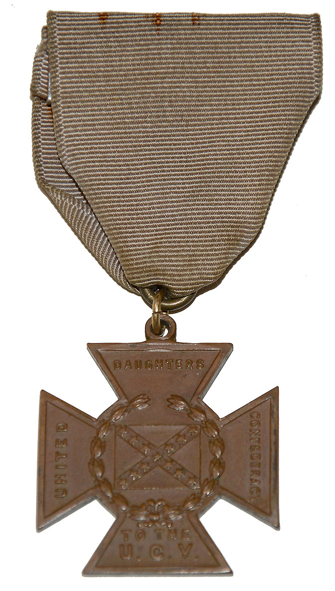 UNITED CONFEDERATE VETERANS SOUTHERN CROSS OF HONOR