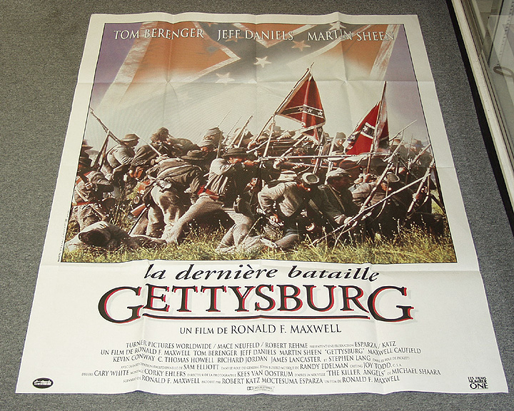 FRENCH LANGUAGE GETTYSBURG MOVIE POSTER