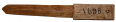 SOUVENIR LETTER OPENER – WOOD FROM HANCOCK HOUSE IN LEXINGTON, MASS