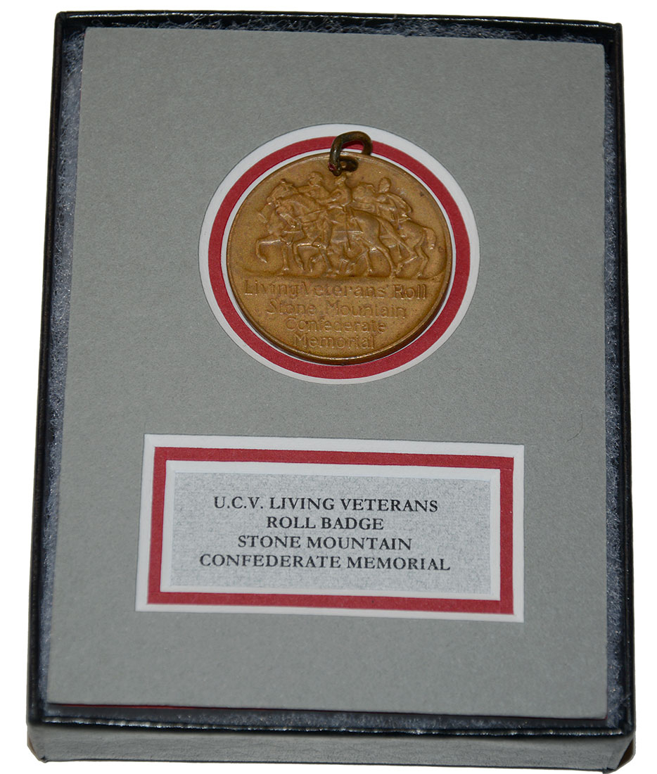 UCV 1927 STONE MOUNTAIN LIVING VETERAN’S ROLL MEDAL