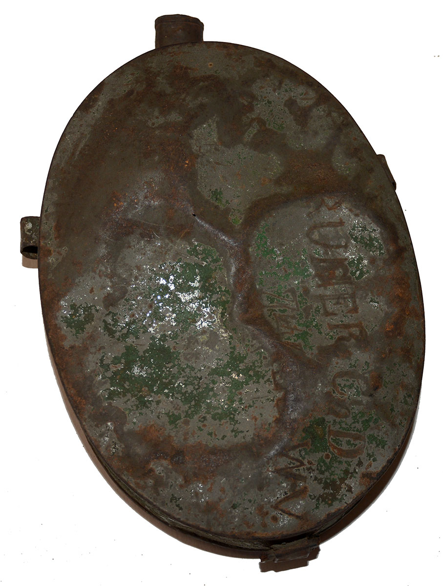 PREWAR MILITIA CANTEEN WITH CIVIL WAR INSCRIPTION- WEST VIRGINIA