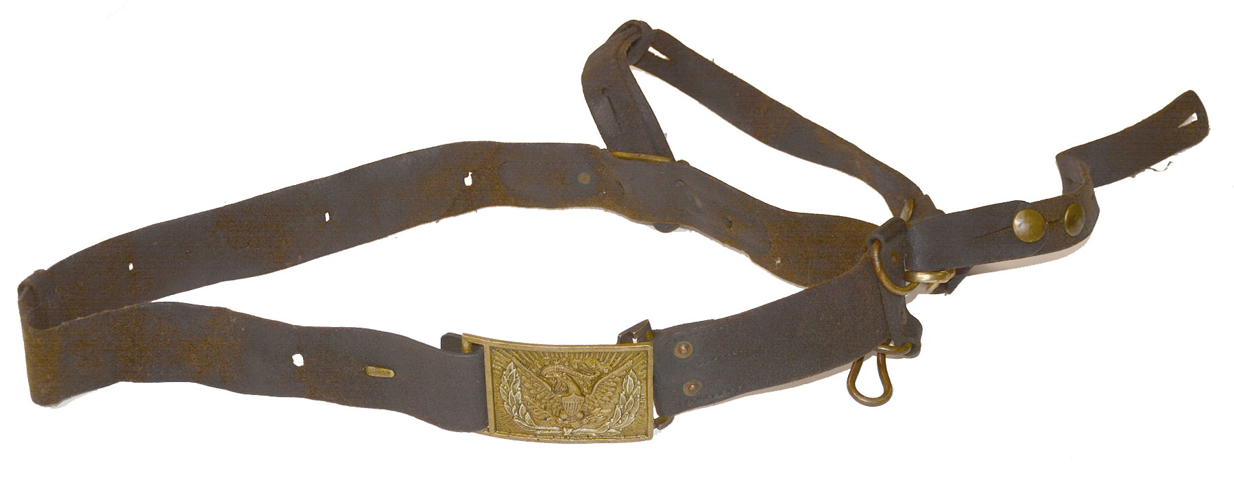 VERY GOOD CONDITION CIVIL WAR US CAVALRYMAN’S SABER BELT