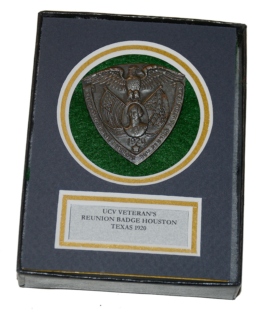 1920 UCV REUNION BADGE – HOUSTON, TX