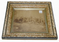 FRAMED GROUP ALBUMEN WITH BASEBALL THEME