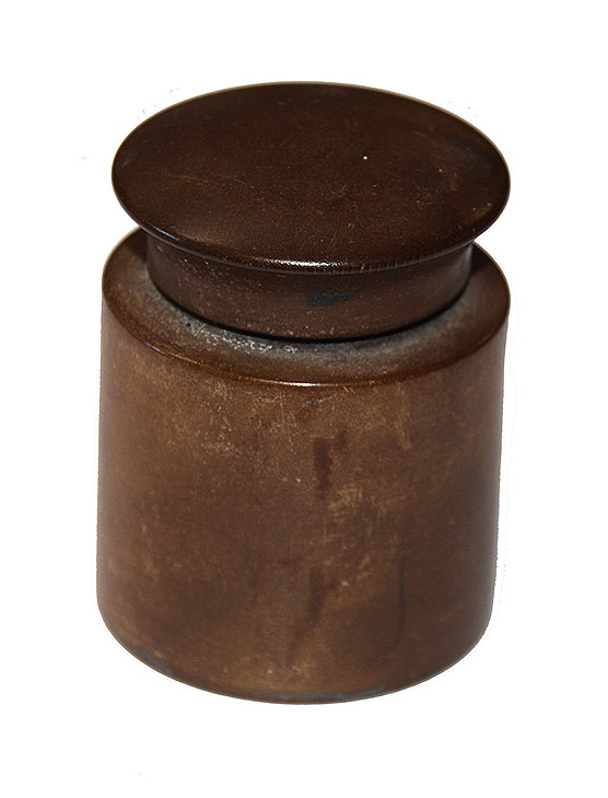 CIVIL WAR GUTTA PERCHA INKWELL