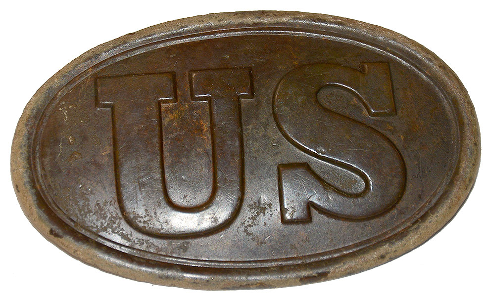 RELIC, US PATTERN 1839 CARTRIDGE BOX PLATE