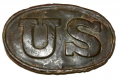 RELIC, US PATTERN 1839 BELT PLATE FROM FREDERICKSBURG