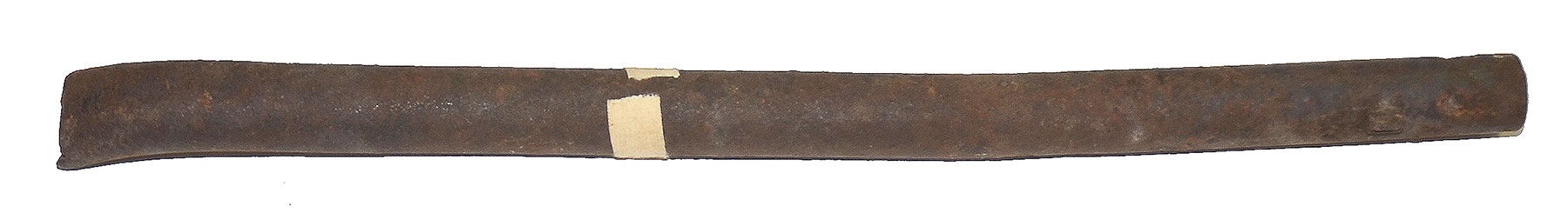 SECTION OF A MUSKET BARREL RECOVERED NEAR HARPERS FERRY, VIRGINIA - BILL GAVIN COLLECTION