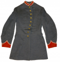 1861-1862 UNIFORM COAT OF JOHN H. STALLMANN, CO. H 22 NYNG- “UNION GRAYS,” AKA “STRAWBERRY GRAYS” – 1862 SERVICE AT BALTIMORE AND HARPERS FERRY 