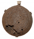 MODEL 1858 BULLSEYE CANTEEN – RELIC WITH BAYONET HOLES