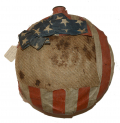 ID’D M1858 PHILADELPHIA DEPOT CANTEEN COVERED WITH FLAG - PVT. ADAM SEIDS, 84th PA INFANTRY