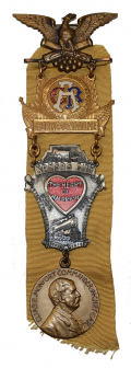 50th NATIONAL GAR ENCAMPMENT REPRESENTATIVE RIBBON BADGE – KANSAS CITY, 1916